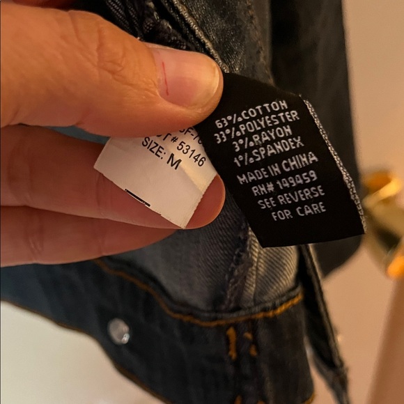 Women's Denim Jacket - Picture 3 of 4